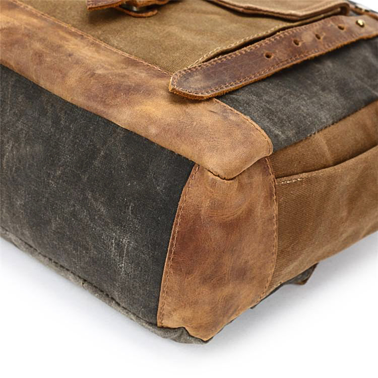 Daylesford waxed canvas rolltop backpack — Beverley Lane