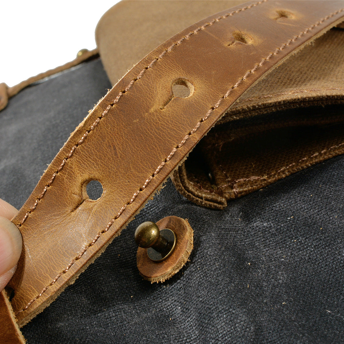 Daylesford waxed canvas rolltop backpack — Beverley Lane