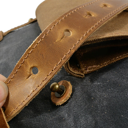 Daylesford waxed canvas rolltop backpack — Beverley Lane
