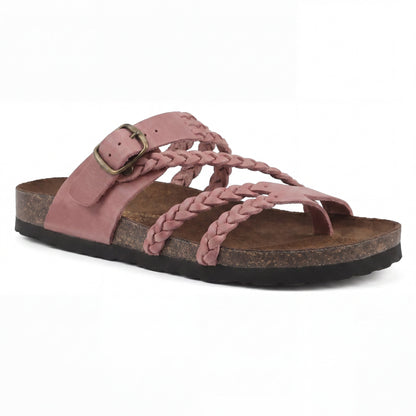Alexandra | Braided Sandals with Adjustable Buckle