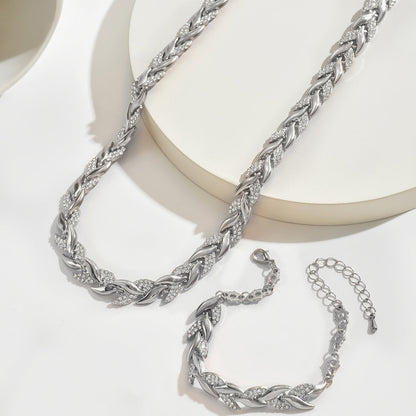 Alma | Handcrafted Mermaid Tail Pendant Necklace Set