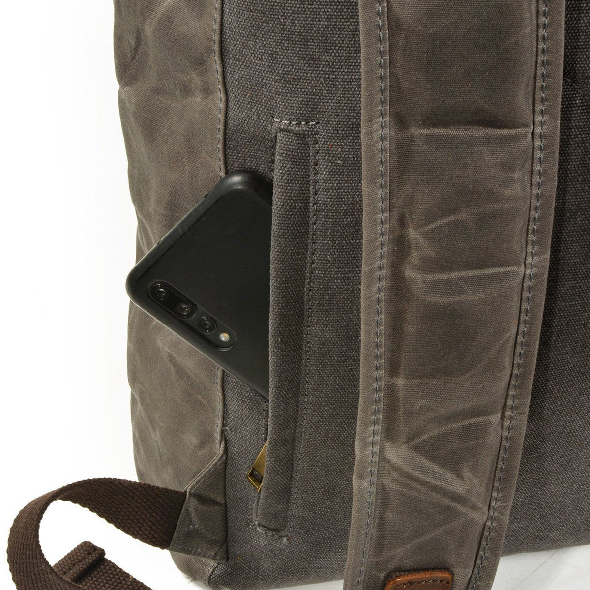 Invercargill waxed canvas rolltop backpack — Beverley Lane