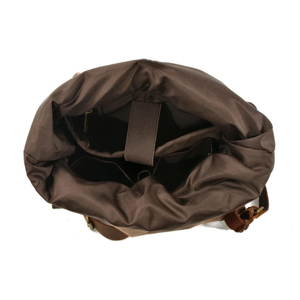 Invercargill waxed canvas rolltop backpack — Beverley Lane