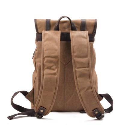 Taupo waxed canvas backpack — Beverley Lane