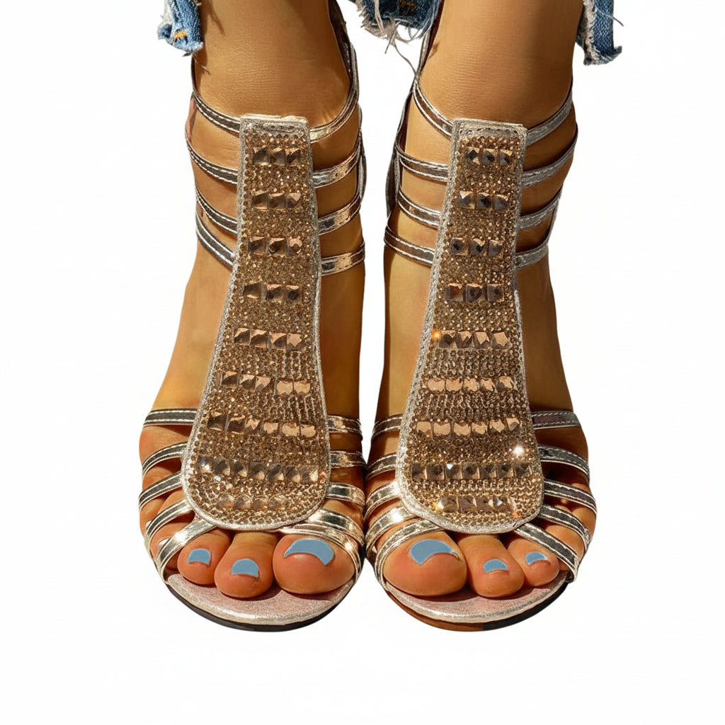 Pamela | New Collection: Light & Sparkly Sandals