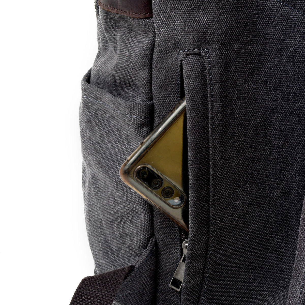 Bright cotton canvas backpack — Beverley Lane