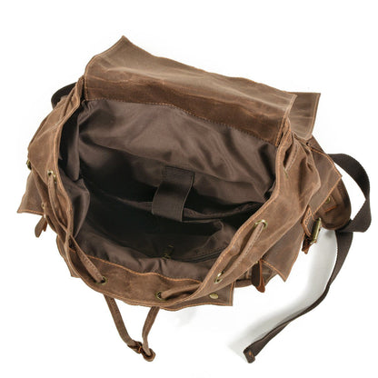 Nelson waxed canvas backpack — Beverley Lane