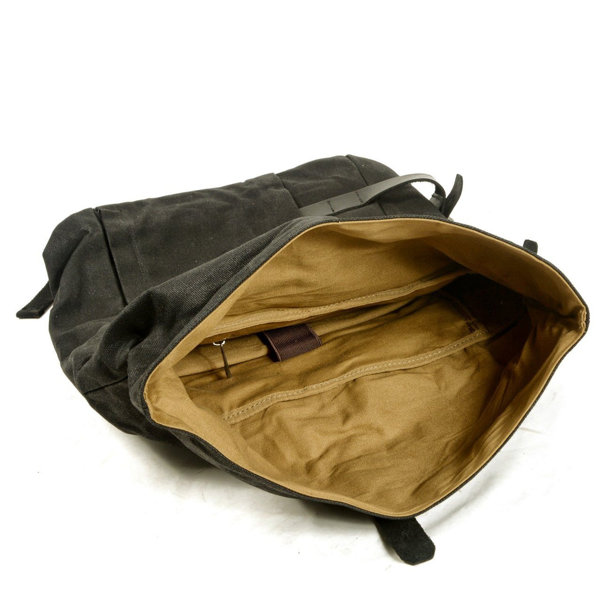 Cairns waxed canvas rolltop backpack — Beverley Lane