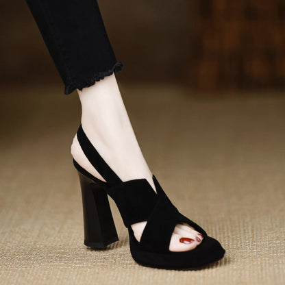 Helma | Elegant Sandals with High Heel and Open Toe