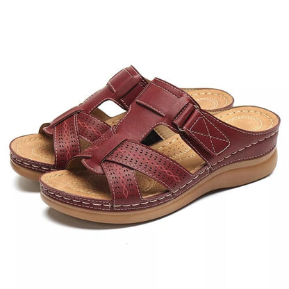 Rosalie | Elegant Faux Leather Sandals for Women