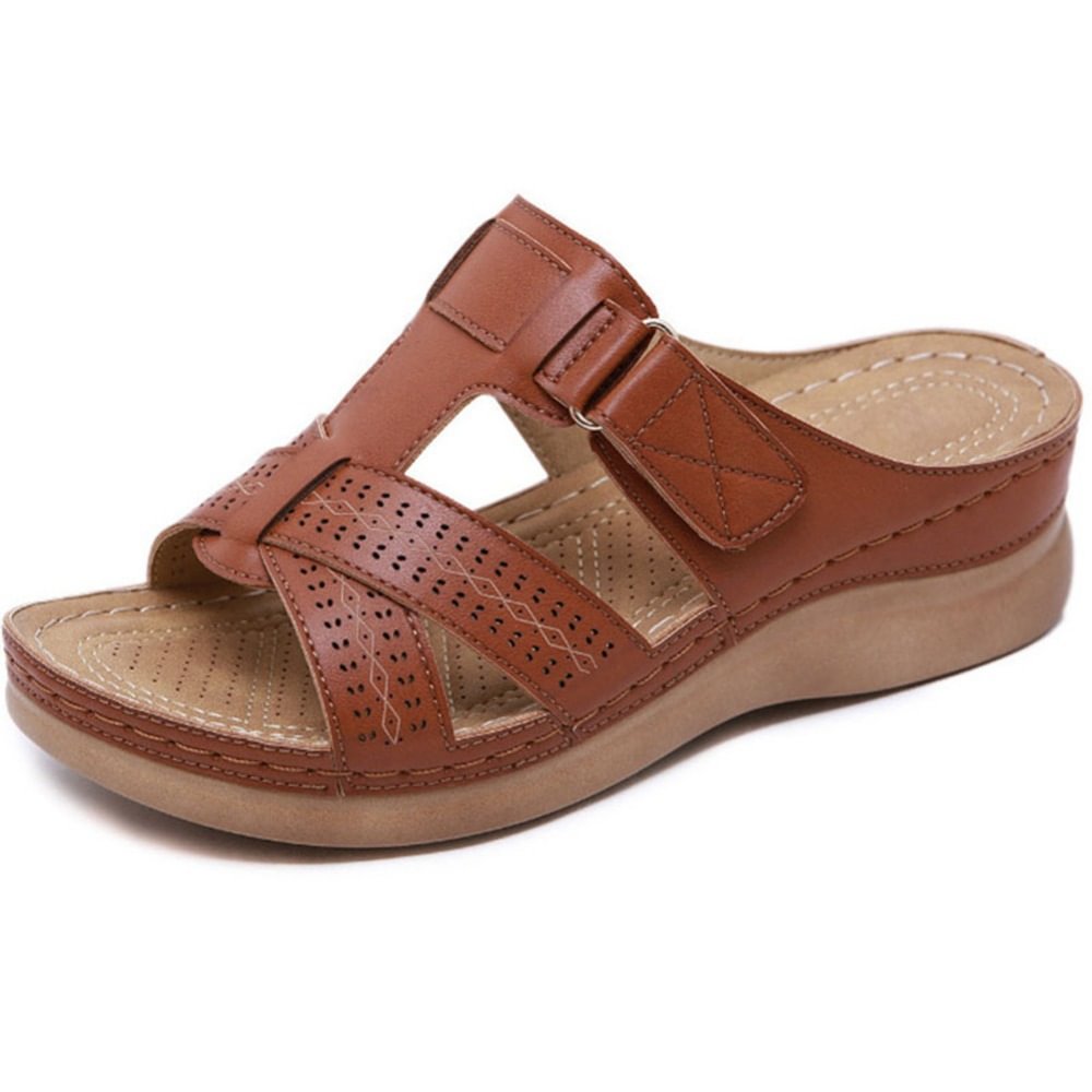 Rosalie | Elegant Faux Leather Sandals for Women