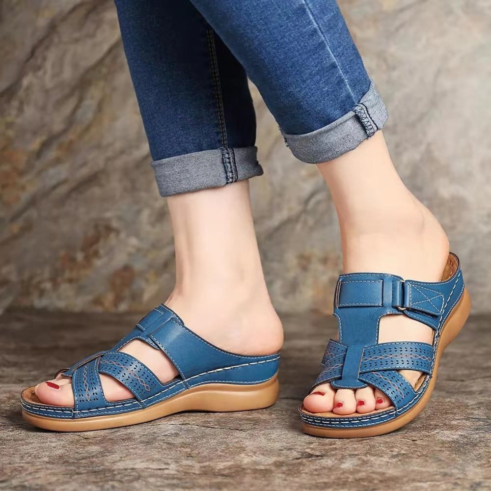 Rosalie | Elegant Faux Leather Sandals for Women