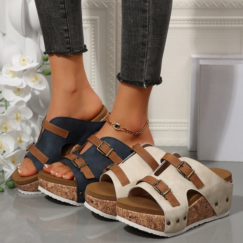 Olga | Comfortable Wedge Platform Sandals for Women