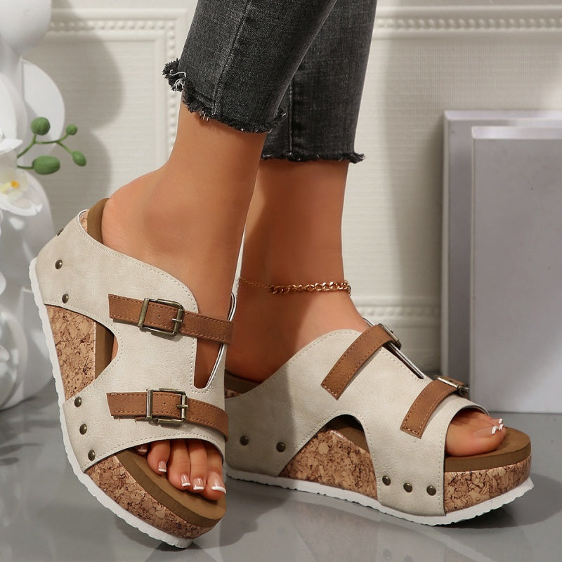Olga | Comfortable Wedge Platform Sandals for Women