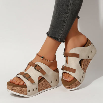 Olga | Comfortable Wedge Platform Sandals for Women
