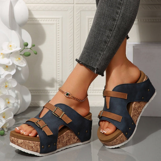 Olga | Comfortable Wedge Platform Sandals for Women