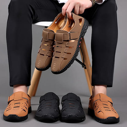 Chard | Distinctive Leather Sandals for Men with Adjustable Straps