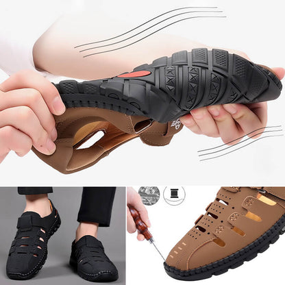 Chard | Distinctive Leather Sandals for Men with Adjustable Straps