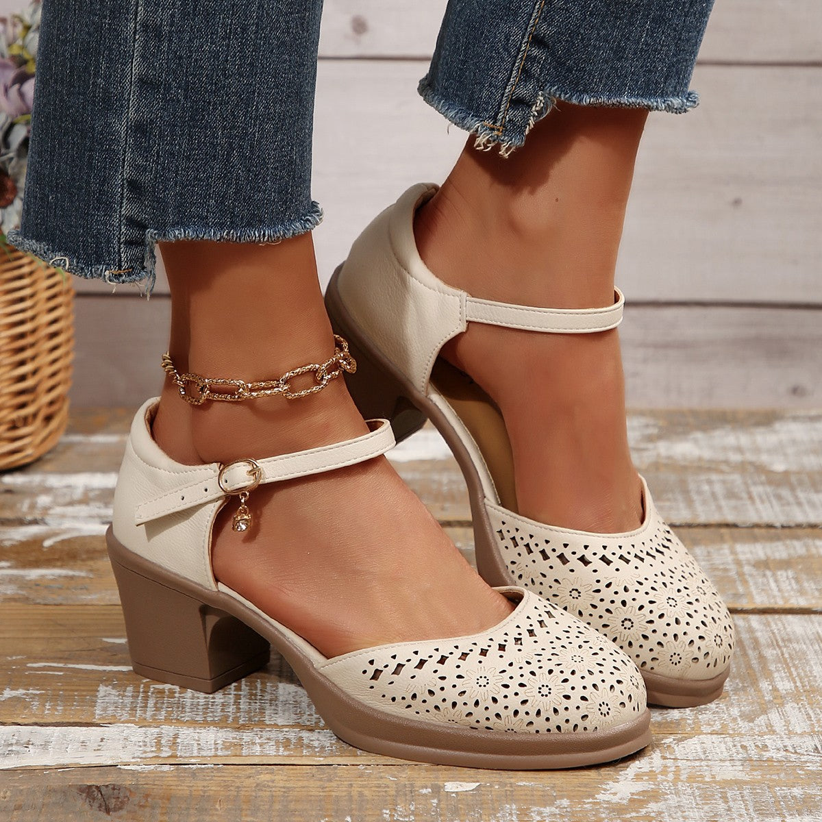 Etta | Stylish Retro Mesh Sandals for Women