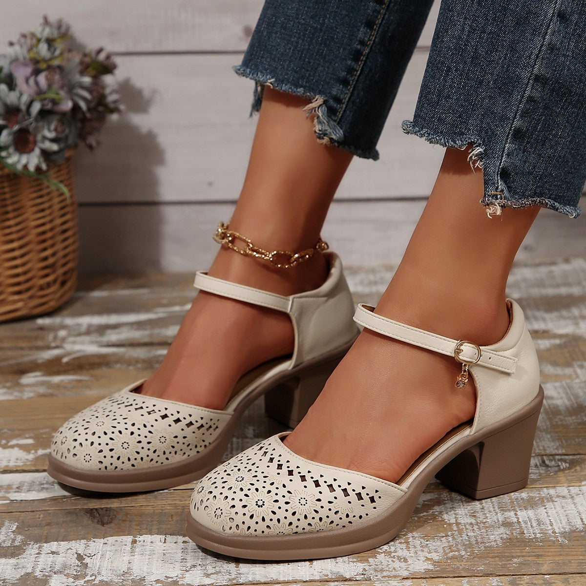 Etta | Stylish Retro Mesh Sandals for Women