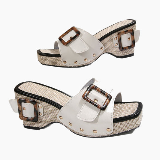 Zora | Wedge Sandals for Women with Stylish Stud Straps