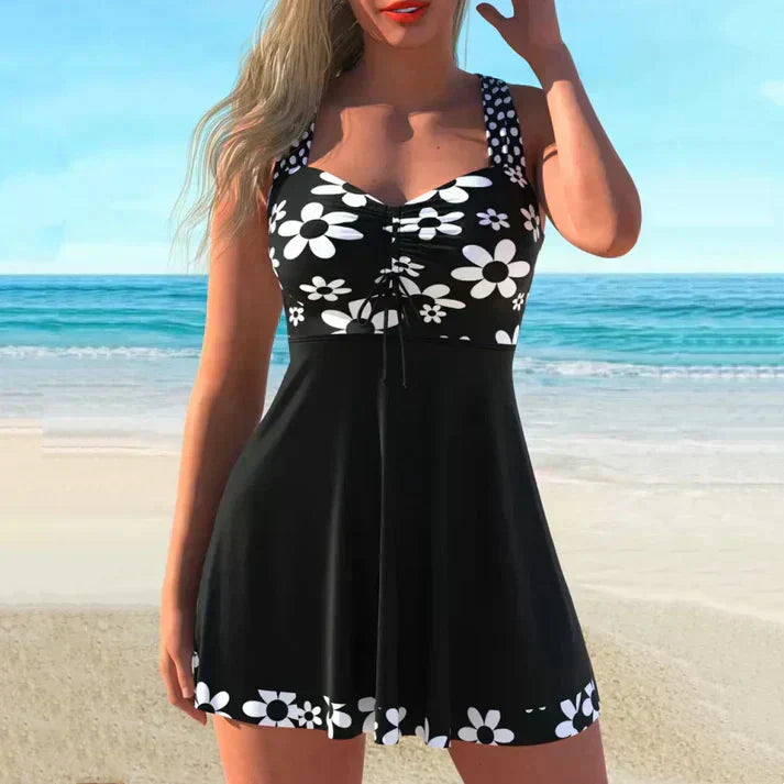 Alma | Feminine 2-Piece Tankini Set for Beach and Pool