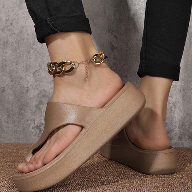Mira | Platform Sandals with Toe-Post Design