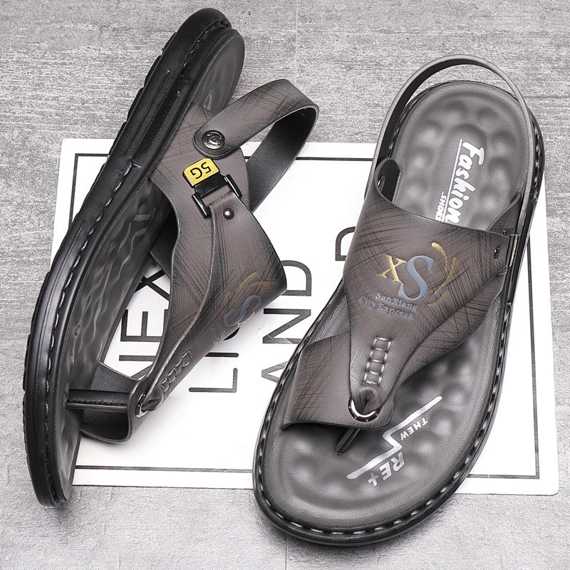 Georg | Herren-Sandalen mit Zehentrenner-Design und rutschfester Sohle