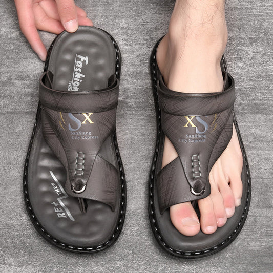 Georg | Herren-Sandalen mit Zehentrenner-Design und rutschfester Sohle