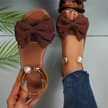 Beatrix | Elegant Slingback Sandals with Bow Detail
