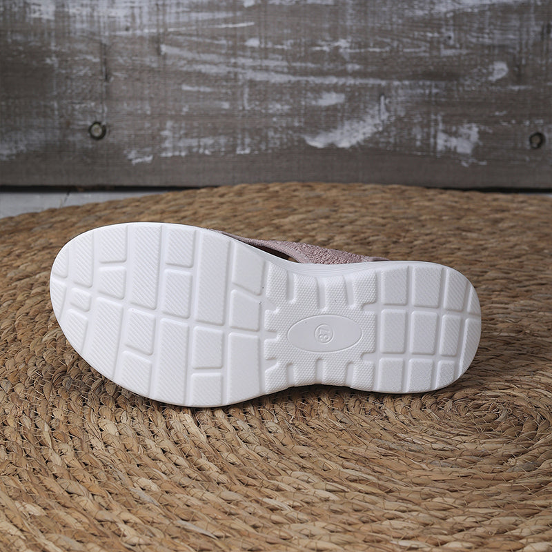 Gwen | Casual Knit Sandals with Wedge Sole