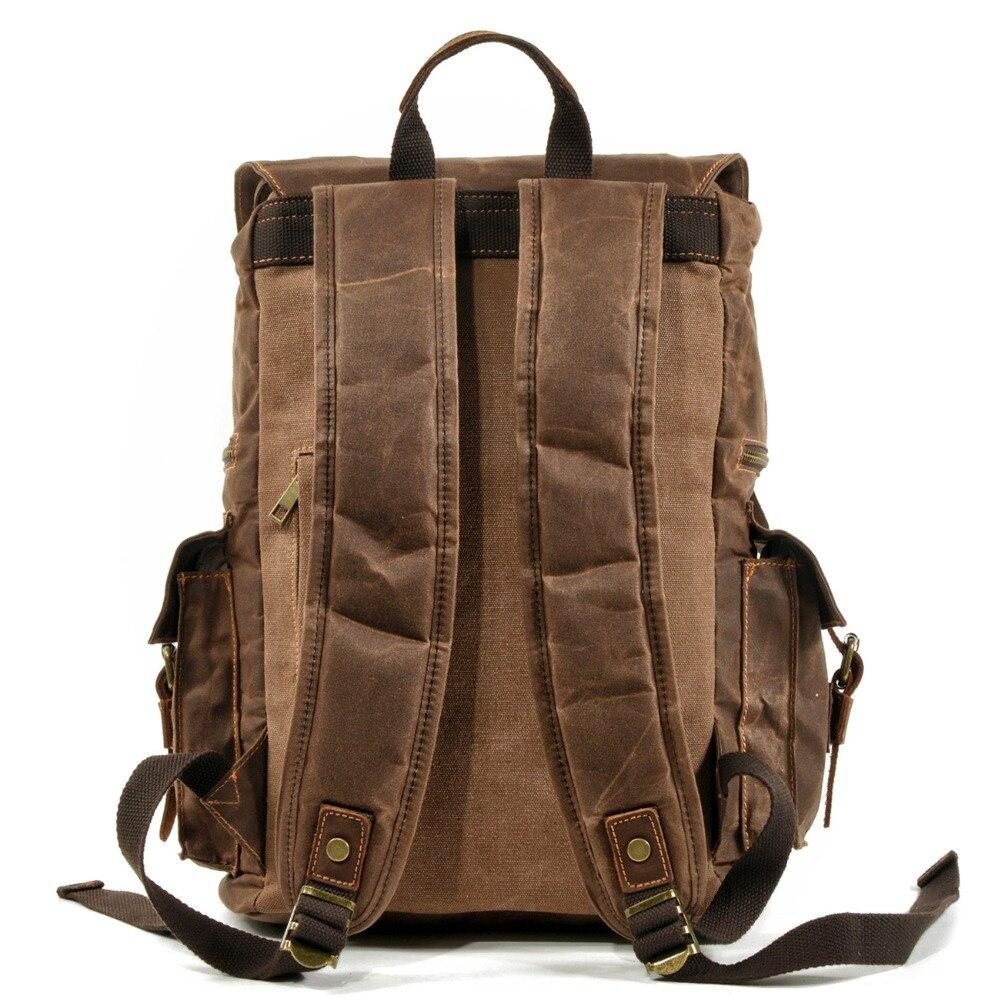 Nelson waxed canvas backpack — Beverley Lane