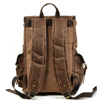 Nelson waxed canvas backpack — Beverley Lane