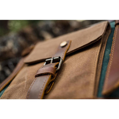 Alice Springs waxed canvas laptop backpack — Beverley Lane