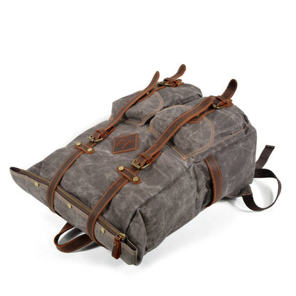 Picton | Cotton Canvas Laptop Backpack · 25L