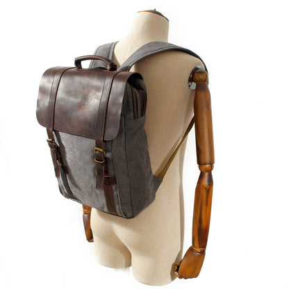 Akaroa cotton canvas backpack — Beverley Lane
