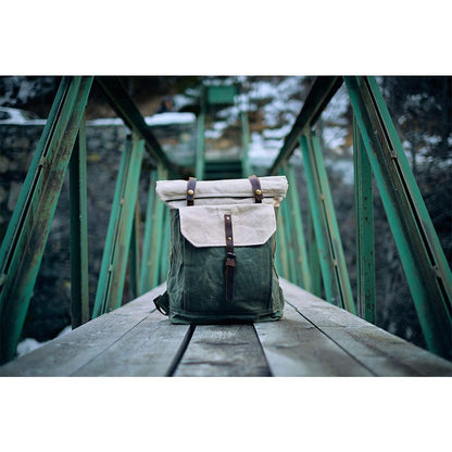 Port Douglas waxed canvas backpack — Beverley Lane