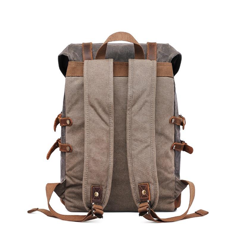 Wanaka waxed canvas backpack — Beverley Lane