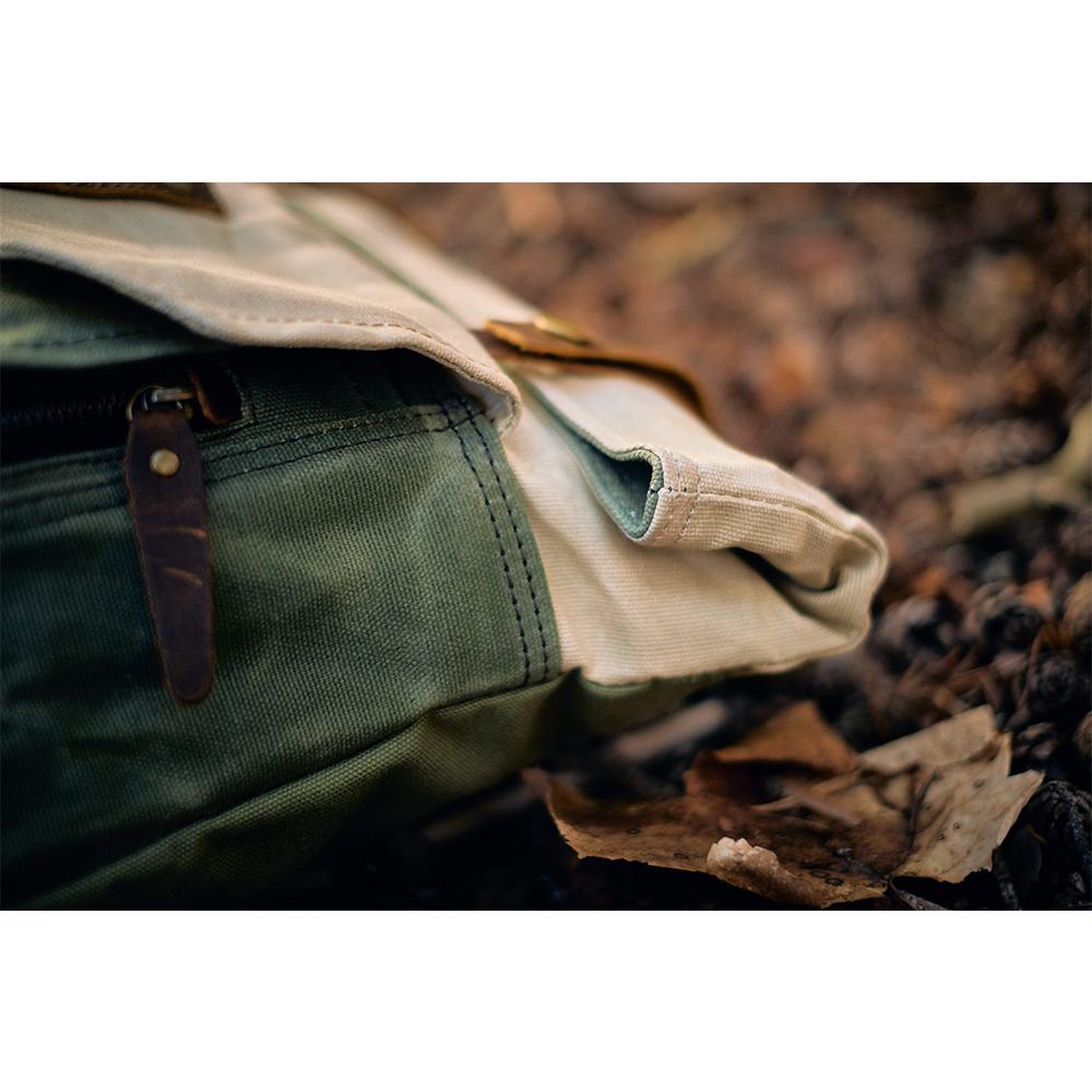 Port Douglas waxed canvas backpack — Beverley Lane