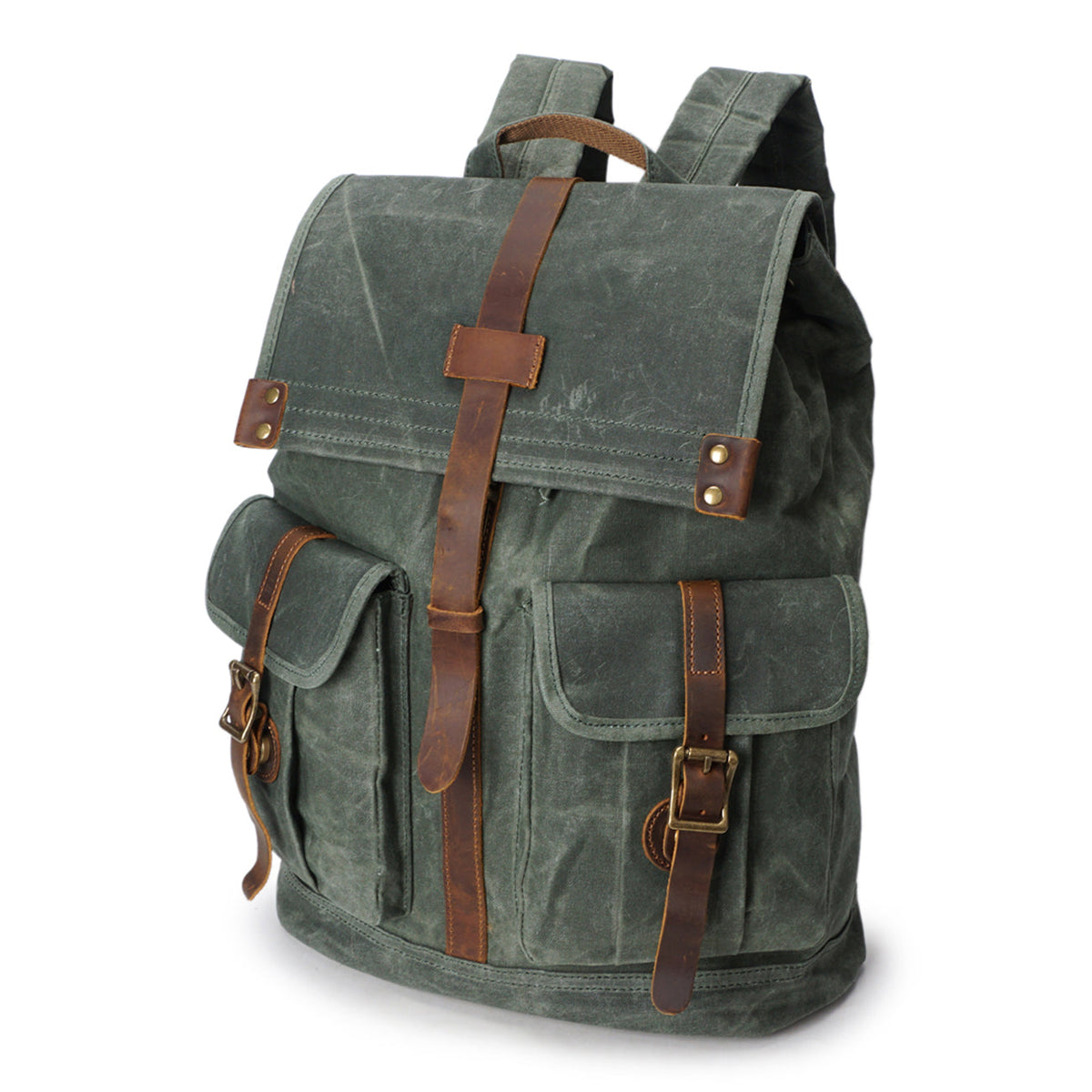 Perth waxed canvas backpack — Beverley Lane