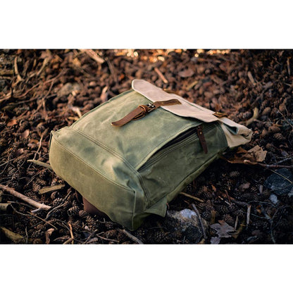 Port Douglas waxed canvas backpack — Beverley Lane