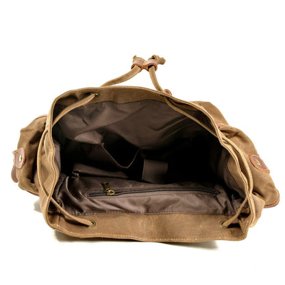 Byron Bay waxed canvas backpack — Beverley Lane