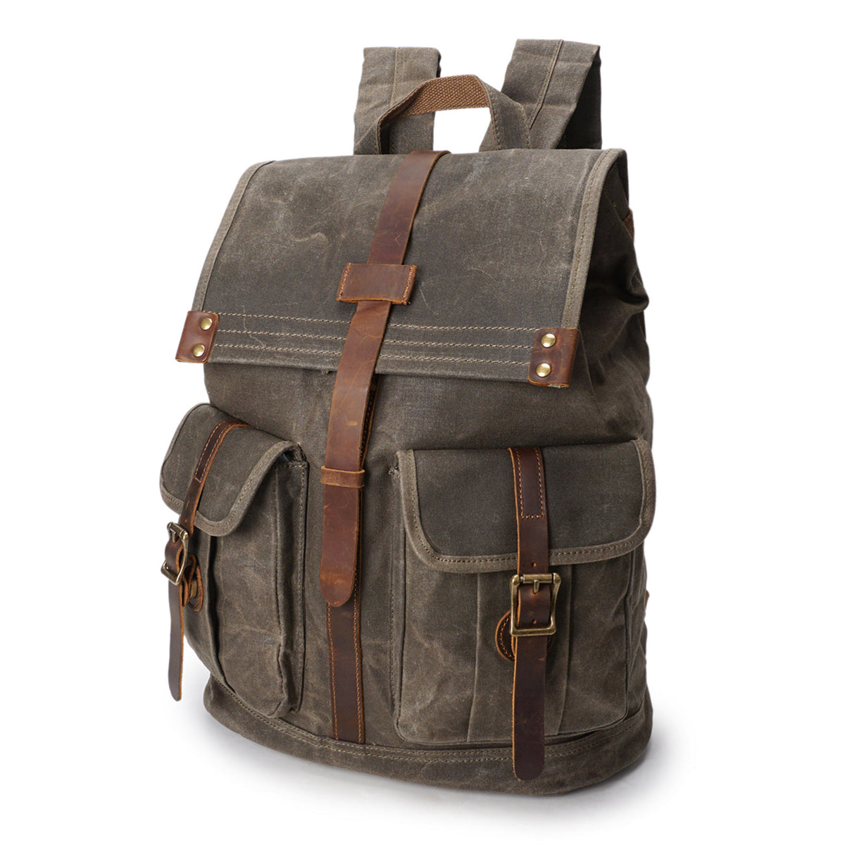 Perth waxed canvas backpack — Beverley Lane