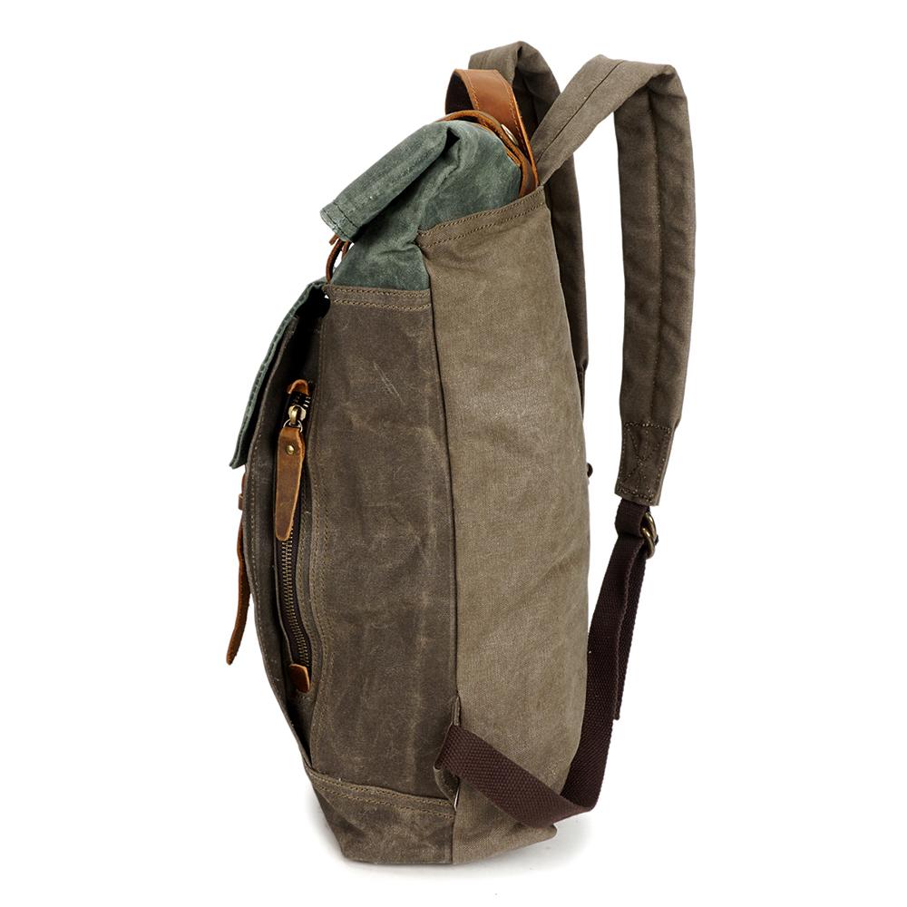 Port Douglas waxed canvas backpack — Beverley Lane