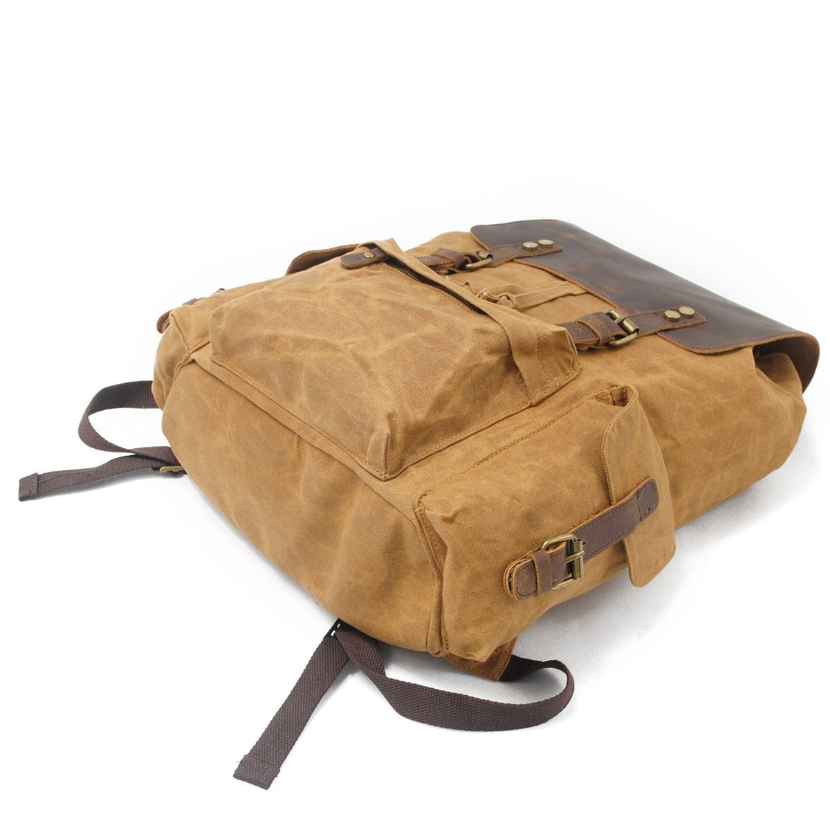 Auckland waxed canvas backpack — Beverley Lane