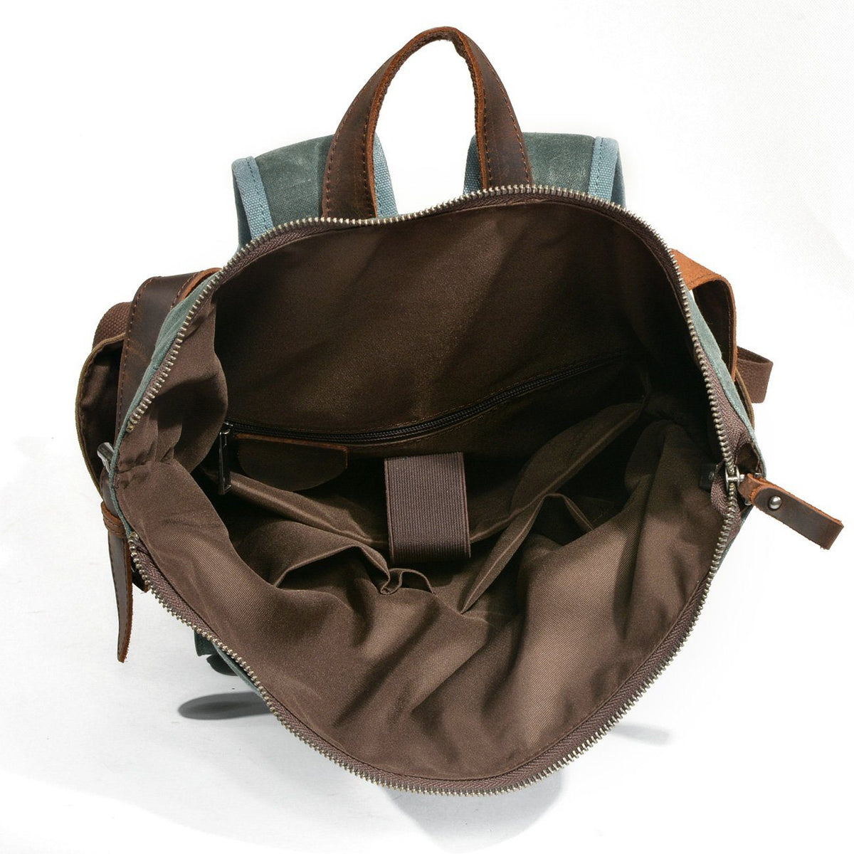 Wellington waxed canvas rolltop backpack — Beverley Lane