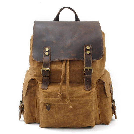 Auckland waxed canvas backpack — Beverley Lane