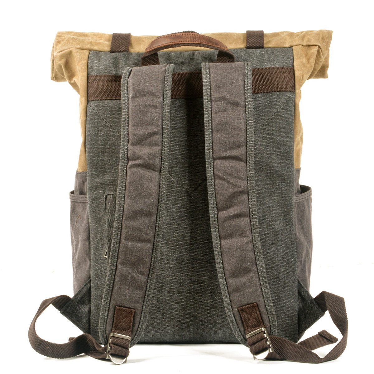 Napier waxed canvas rolltop backpack — Beverley Lane