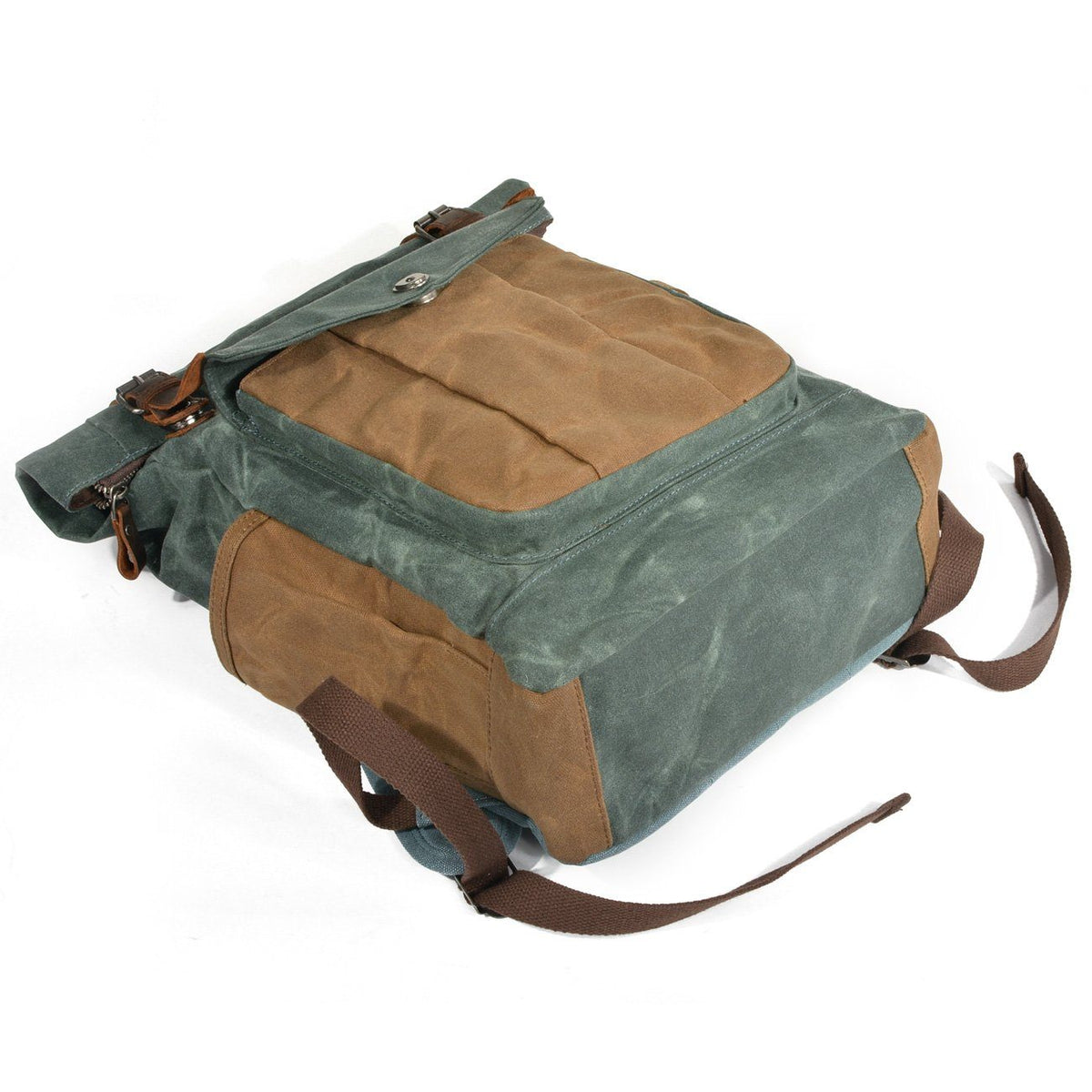 Wellington waxed canvas rolltop backpack — Beverley Lane