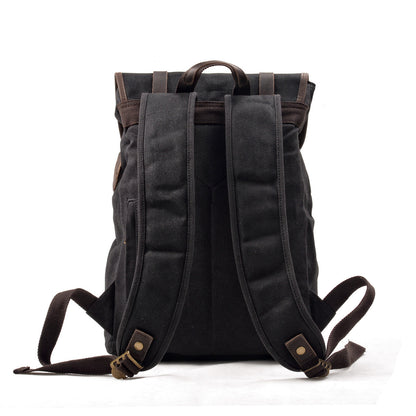 Taupo waxed canvas backpack — Beverley Lane